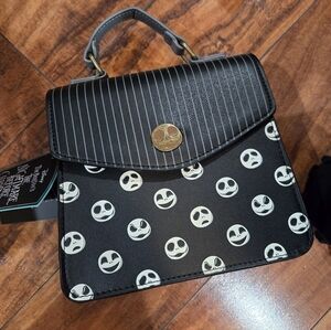 Disney Loungefly Nightmare Before Christmas Jack Skellington Pattern Satchel